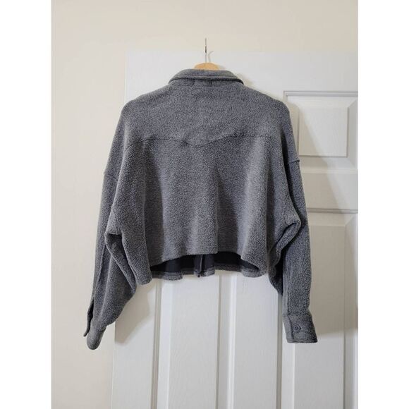 LNA Kasper Crop Sherpa Jacket S NWT - Picture 4 of 8